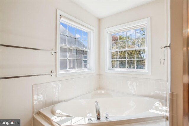 full bathroom featuring a bath