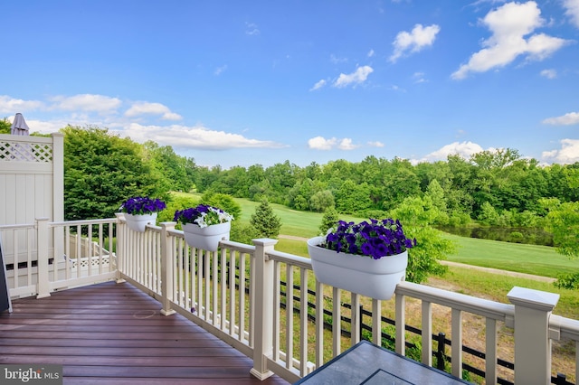 15343 Tewkesbury Pl, Upper Marlboro, MD 20774 - wooden terrace featuring a yard