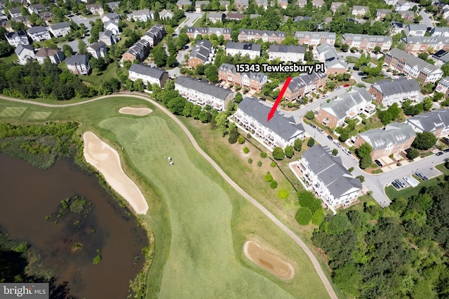 15343 Tewkesbury Pl, Upper Marlboro, MD 20774 - aerial view of property and surrounding area with a local golf course and nearby suburban area