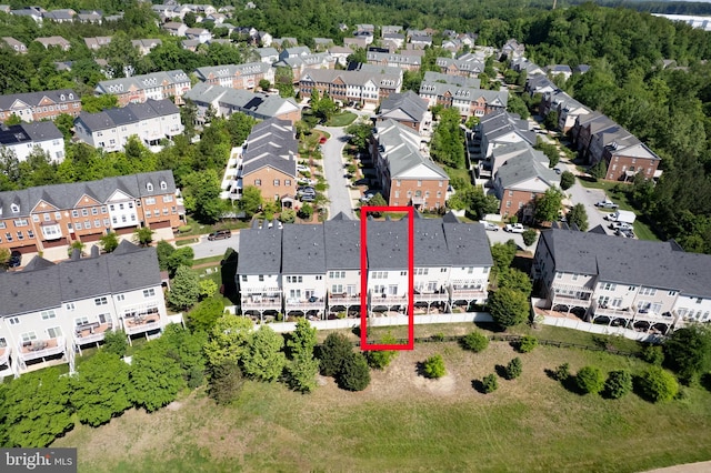 15343 Tewkesbury Pl, Upper Marlboro, MD 20774 - aerial overview of property's location with property boundaries highlighted and nearby suburban area