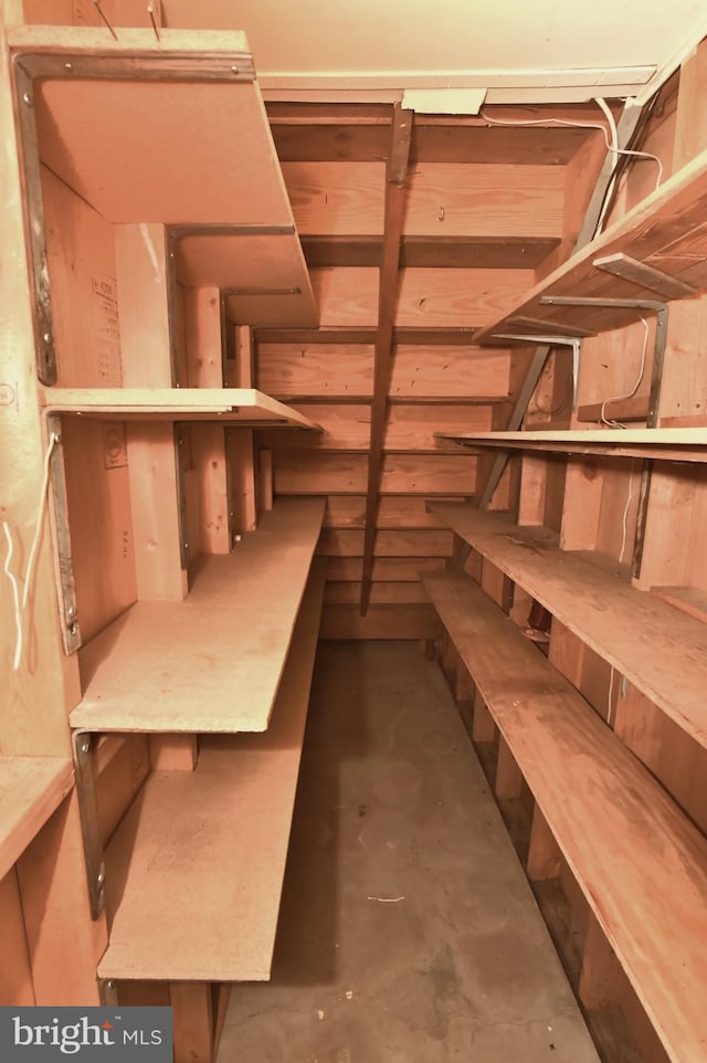 view of storage room