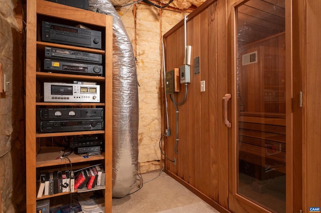 481 Stoney Creek E, Nellysford, VA 22958 - utility room with a sauna
