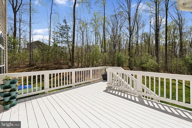 view of deck