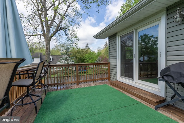 3305 Baker Ct, Altoona, PA 16602 - view of patio / terrace with a deck