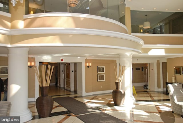 view of building lobby