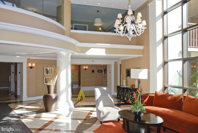 view of building lobby