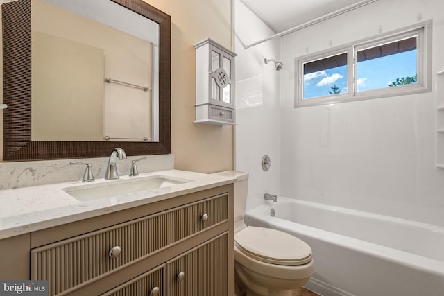 2418 Berkshire Ln, Dover, PA 17315 - full bath with toilet, bathtub / shower combination, and vanity