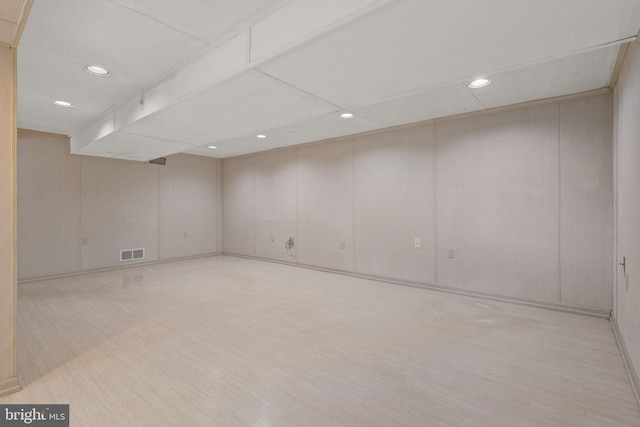 2418 Berkshire Ln, Dover, PA 17315 - finished below grade area featuring light wood-style floors and recessed lighting