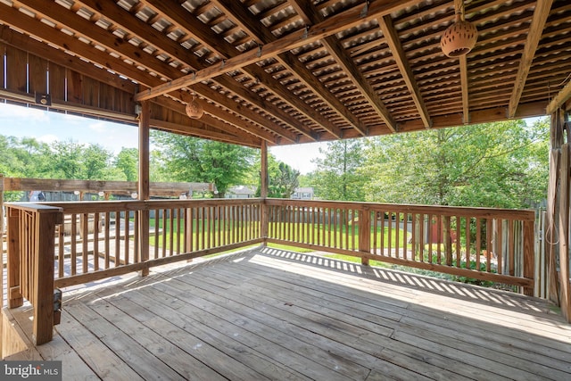 2418 Berkshire Ln, Dover, PA 17315 - view of wooden deck