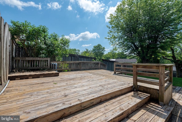 2418 Berkshire Ln, Dover, PA 17315 - view of wooden deck