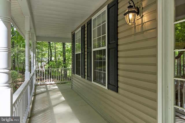 117 Graystone Farm Rd, White Hall, MD 21161 - balcony with covered porch