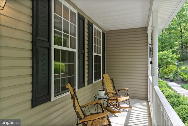 117 Graystone Farm Rd, White Hall, MD 21161 - balcony featuring covered porch