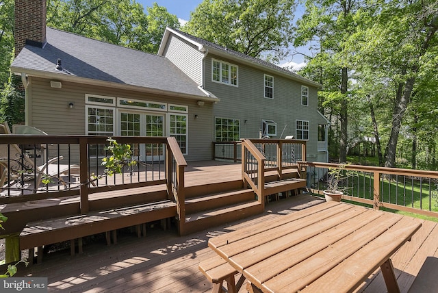 117 Graystone Farm Rd, White Hall, MD 21161 - view of wooden terrace