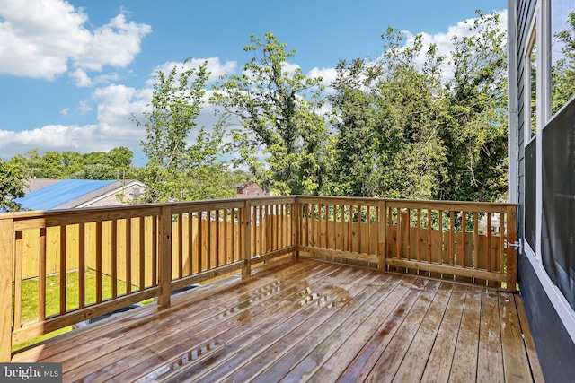 322 56th St NE, Washington, DC 20019 - view of wooden deck