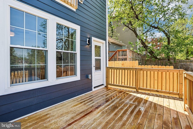 322 56th St NE, Washington, DC 20019 - wooden deck featuring fence