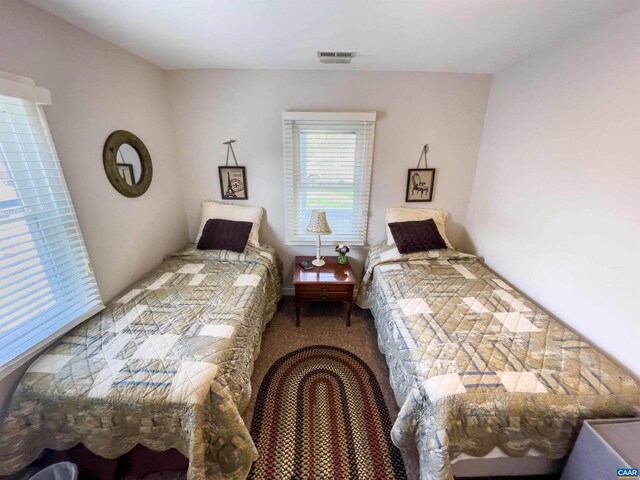 518 Meade Ave, Charlottesville, VA 22902 - carpeted bedroom with visible vents