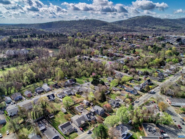 518 Meade Ave, Charlottesville, VA 22902 - bird's eye view with a residential view and a mountain view