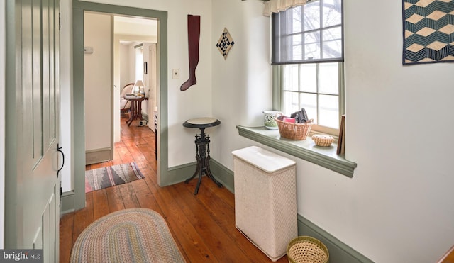 3837 Curly Hill Rd, Doylestown, PA 18902 - hall featuring baseboards and wood-type flooring