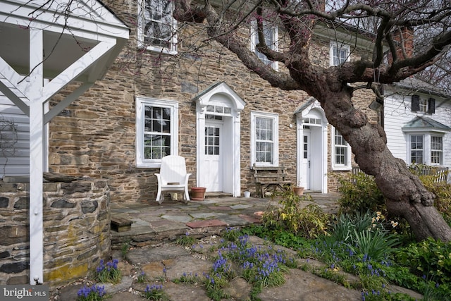 3837 Curly Hill Rd, Doylestown, PA 18902 - exterior space with stone siding