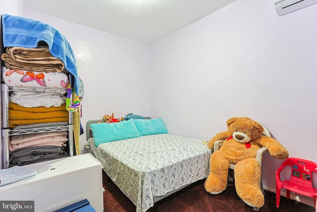 3903 N Marshall St, Philadelphia, PA 19140 - carpeted bedroom with a wall mounted air conditioner