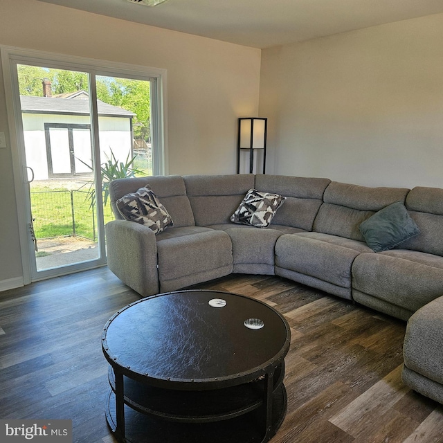 110 Harwich St, Browns Mills, NJ 08015 - living room with wood finished floors