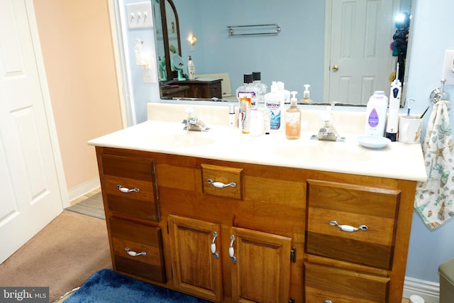 360 Haverford Ave, Wenonah, NJ 08090 - bathroom with double vanity and a sink