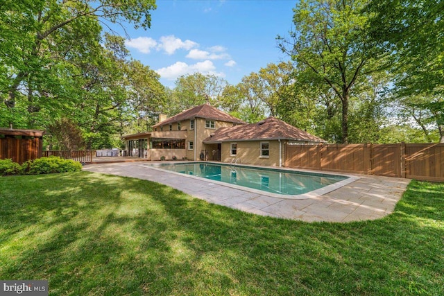 400 Highview Dr, Wayne, PA 19087 - view of swimming pool featuring a patio