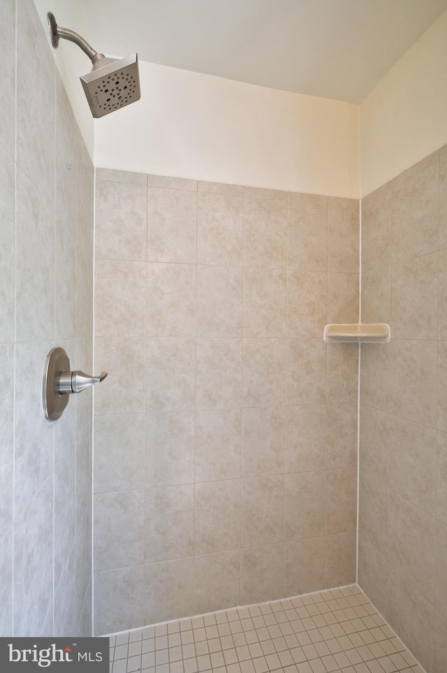 full bath with tiled shower