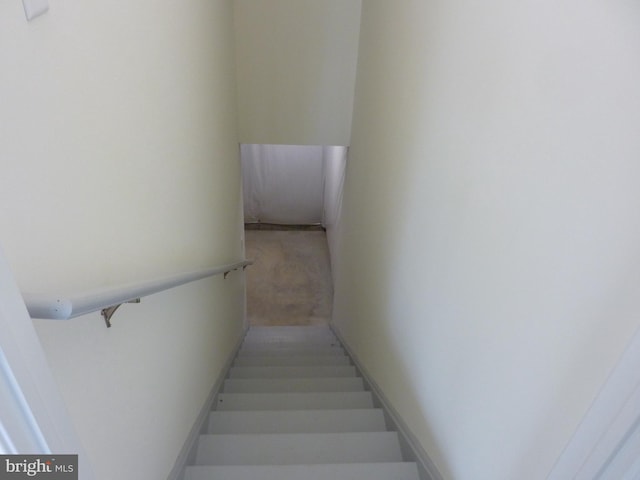 view of staircase