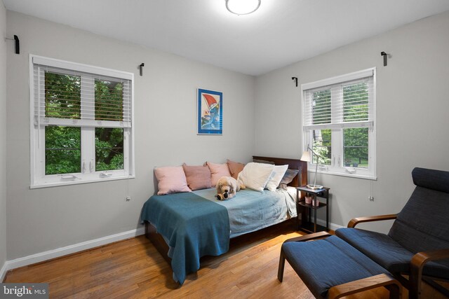 9830 Hollow Glen Pl Unit 2562, Silver Spring, MD 20910 - bedroom with wood finished floors and baseboards