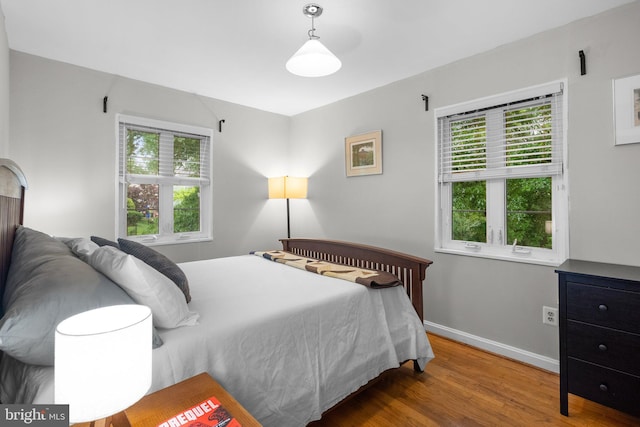 9830 Hollow Glen Pl Unit 2562, Silver Spring, MD 20910 - bedroom featuring wood finished floors and baseboards