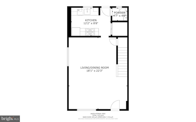 9830 Hollow Glen Pl Unit 2562, Silver Spring, MD 20910 - floor plan / room layout