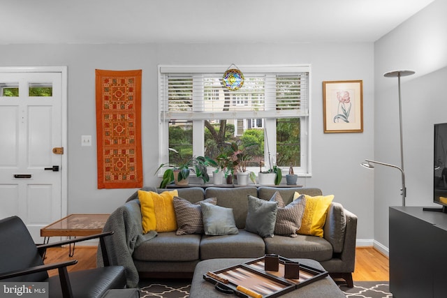 9830 Hollow Glen Pl Unit 2562, Silver Spring, MD 20910 - living area featuring light wood-style flooring