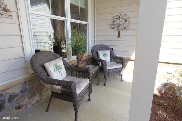 view of patio / terrace featuring a porch