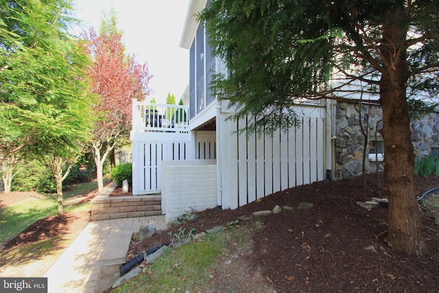 view of side of home