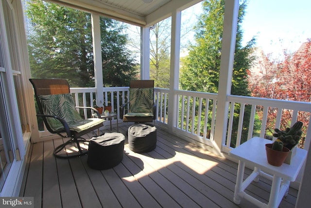 view of deck