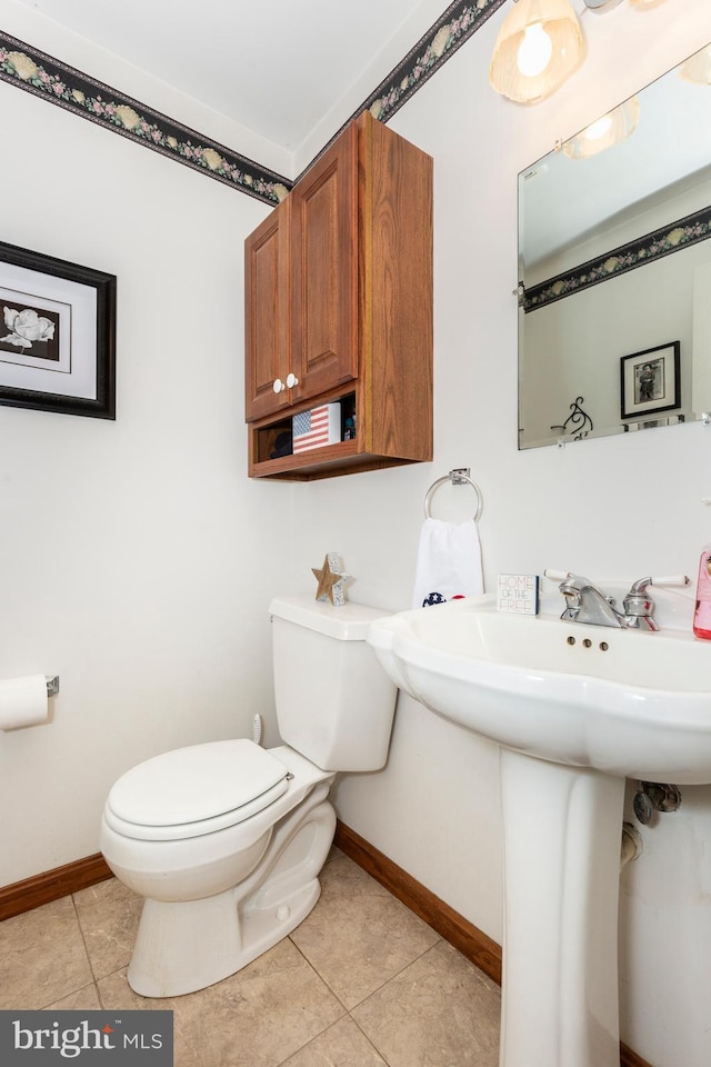 2744 Church Ln, Taneytown, MD 21787 - bathroom featuring toilet and tile patterned floors