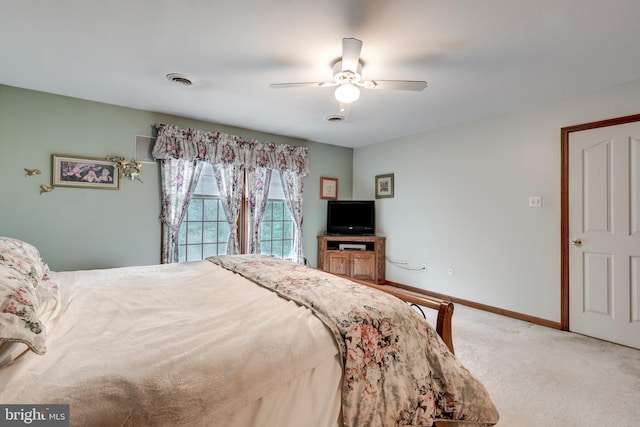 2744 Church Ln, Taneytown, MD 21787 - bedroom featuring carpet floors and a ceiling fan