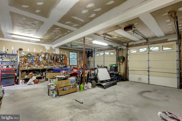 2744 Church Ln, Taneytown, MD 21787 - garage with a workshop area