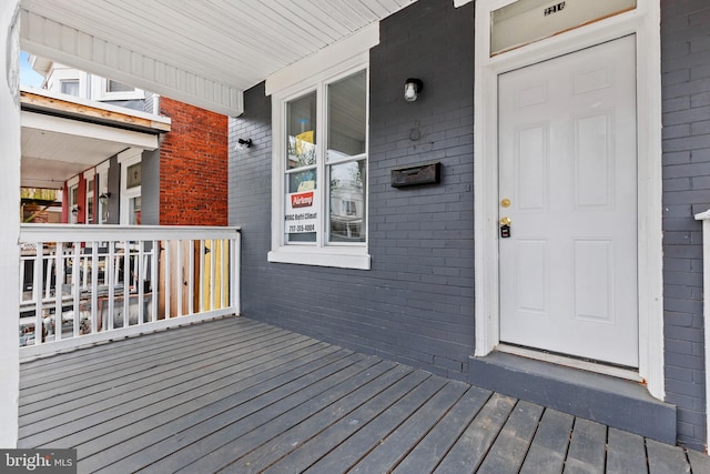 2216 N 4th St, Harrisburg, PA 17110 - view of wooden porch