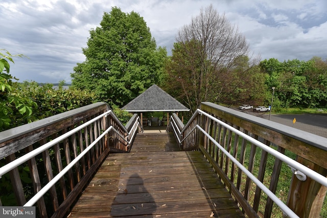 view of home's community featuring a gazebo