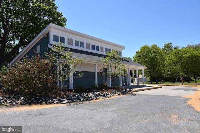 view of farmhouse-style home