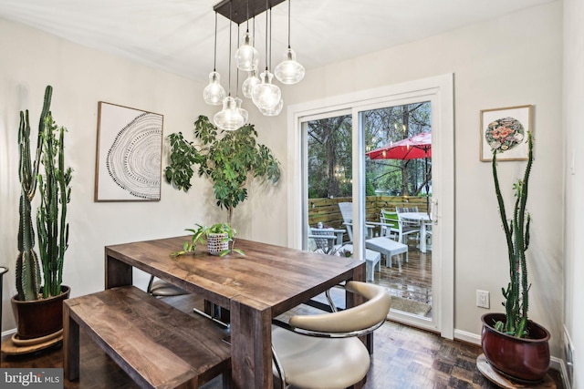 7836 Heritage Dr, Annandale, VA 22003 - dining room with baseboards