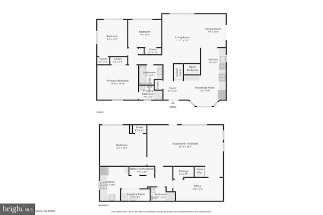 7836 Heritage Dr, Annandale, VA 22003 - room layout