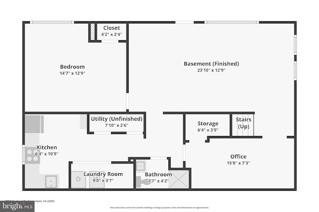 7836 Heritage Dr, Annandale, VA 22003 - floor plan / room layout