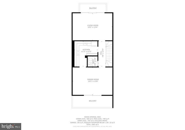 624 4th Pl SW, Washington, DC 20024 - property floor plan