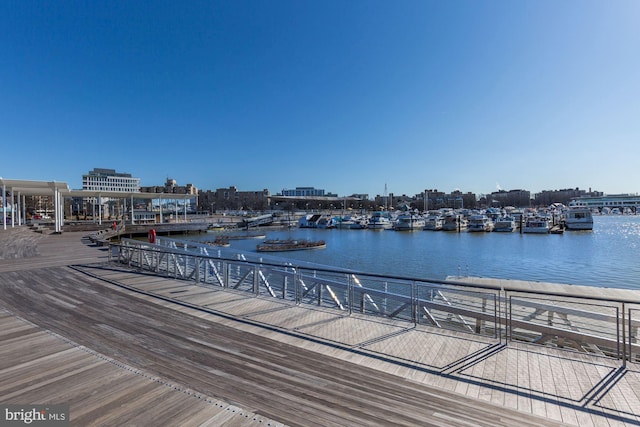 624 4th Pl SW, Washington, DC 20024 - dock featuring a water view
