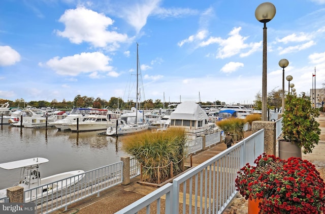 624 4th Pl SW, Washington, DC 20024 - dock area featuring a water view