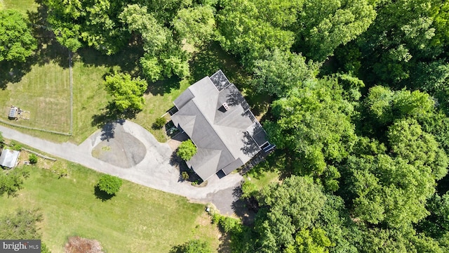 6707 Burch Hill Rd, Brandywine, MD 20613 - view from above of property
