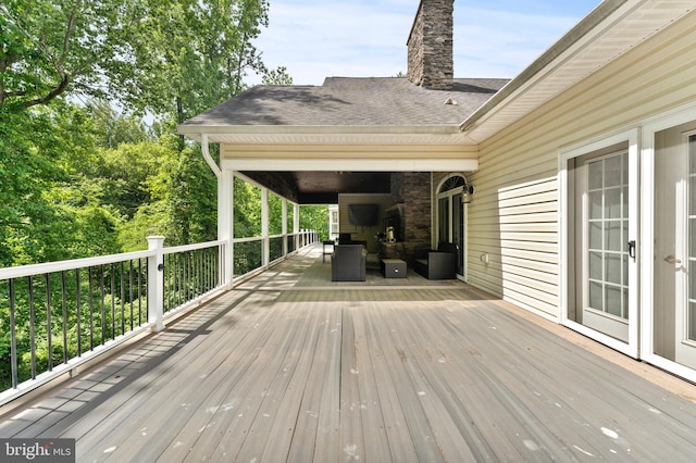 6707 Burch Hill Rd, Brandywine, MD 20613 - view of deck